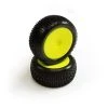 Carisma GT14B Neon Yellow Standard PreGlued Rear Tyres