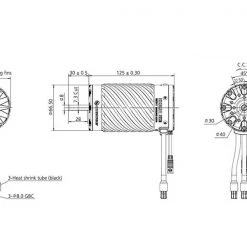 Hobbywing EZRUN 70125SD 560kV V1 Motor -Carisma Rc Sales Shop hw30402850 4