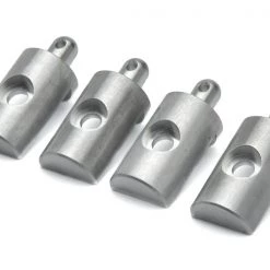 Modelsport CNC Machined Aluminium Body Mounts (4pcs) For Tamiya Lunch Box