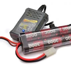 Modelsport 3000mah 7.2v Battery Pack And NX-20 Charger Set For RC Car Tamiya Plug